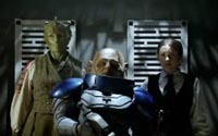 Madame Vastra, Jenny Flint and Commander Strax